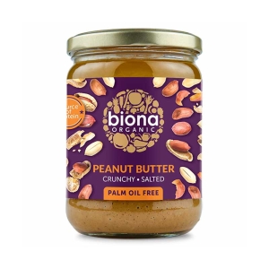 BIONA PEANUT BUTTER CRUNCHY 500G