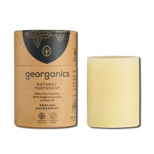 GEORGANICS NATURAL TOOTHSOAP ENGLISH PEPPERMINT