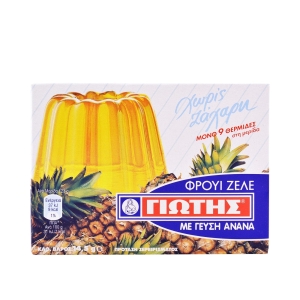 JOTIS SUGAR FREE JELLY PINEAPPLE 6X4X14.5G