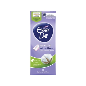 EVERYDAY NORMAL ALL COTTON 20 PANTY LINERS