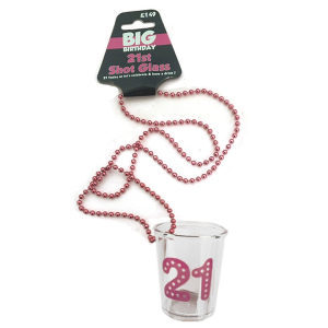 ALANDRA SHOT-21-B-BIRTH 21ST SHOT GLASS