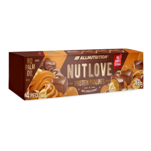 ALLNUTRITION NUT LOVE PROTEIN PRALINES MILK CHOCO PEANUT X 4 PIECES 48G