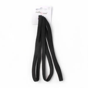 MOLLY & ROSE 5937 BLACK ELASTIC HEAD BAND