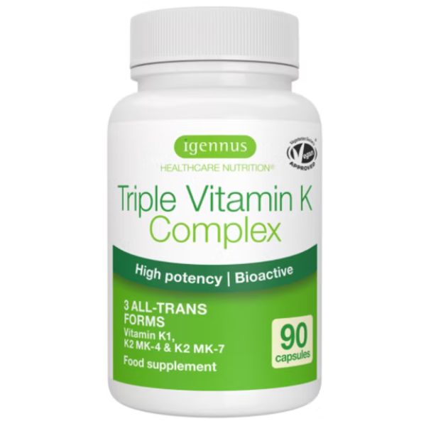 IGENNUS TRIPLE VITAMIN K COMPLEX X90 CAPS