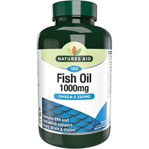 NATURES AID FISH OIL 1000MG X180+60FREE