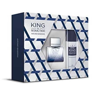 ANTONIO BANDERAS KING OF SEDUCTION DELUXE GIFT SET 4PCS