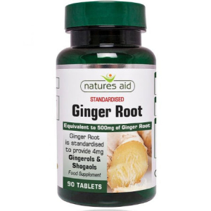 NATURE'S AID GINGER ROOT 500MG X 90 TABLETS