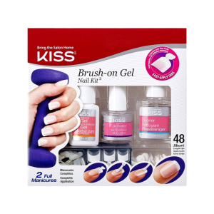 KISS BRUSH-ON GEL NAIL KIT