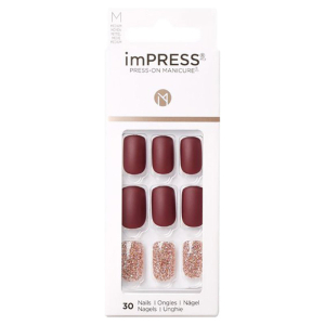 IMPRESS PRESS ON FALSE NAILS GLITTERS + MATTE