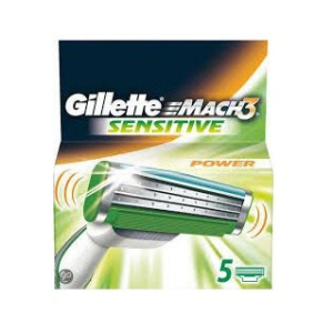 GILLETTE MACH 3 SENSITIVE POWER X5