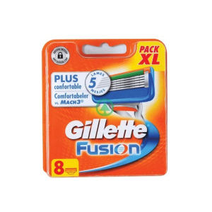 GILETTE FUSION CARTRIDGES X 8