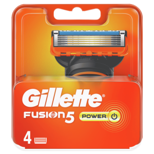 GILLETTE FUSION POWER CARTRIDGES X 4
