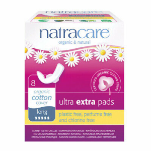 NATRACARE PADS LONG X 8