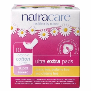 NATRACARE PADS SUPER X 10