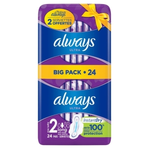 ALWAYS ULTRA LONG PLUS X24 INSTANT DRY