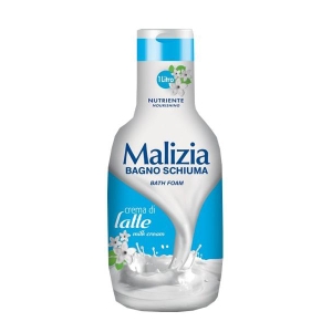 MALIZIA BATH FOAM MILK CREAM 1LTR