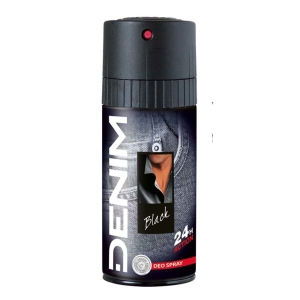 DENIM DEODORANT SPRAY BLACK