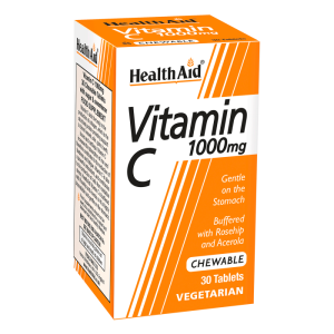 HEALTH AID VIT C 1000MG CHEWABLE