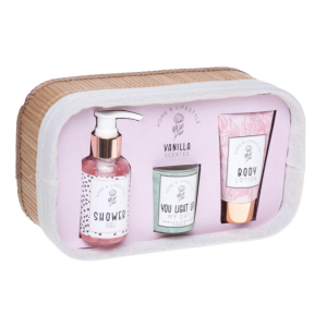 SOURCE BALANCE 83.0165.00 HOME & LIFESTYLE GIFT SET IN BAMB00 BASKET