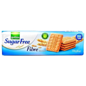 GULLON SUGAR FREE FIBRE BISCUITS 170G