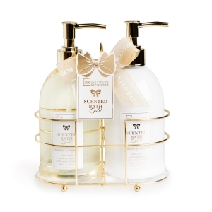 IDC INSTITUTE SCNETED BATH GOLD TRAY X 2PCS