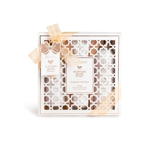 IDC INSTITUTE SCENTED BATH BRONZE ELEGANT BOX X 4PCS