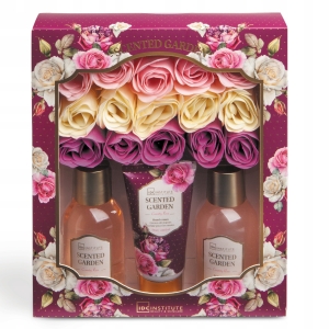 IDC INSTITUTE 40363 SCENTED GARDEN GIFT BOX GIFT PACK X 4 PCS