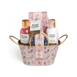 IDC INSTITUTE 40370 BEAUTY GARDEN BASKET GIFT PACK X 4 PCS