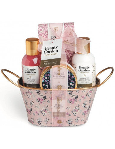 IDC INSTITUTE 40370 BEAUTY GARDEN BASKET GIFT PACK X 4 PCS