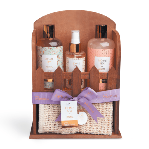 IDC INSTITUTE 40374 HOME SPA SHELF GIFT PACK X 4 PCS