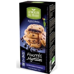 LE MOULIN DU PIVERT FILLED COOKIES BLUEBERRY 175G