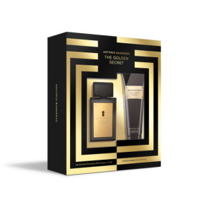 ANTONIO BANDERAS GOLDEN SECRET GIFT SET EAU DE TOILETTE 50ML + AFTERSHAVE 75ML