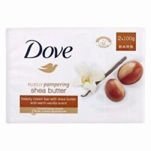 DOVE SHEA BUTTER SOAP BAR X2 PACK