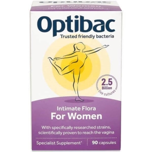 OPTIBAC PROBIOTICS FOR WOMEN INTIMATE FLORA X90 CAPSULES