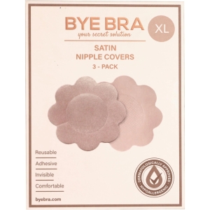 BYE BRA SATIN NIPPLE COVERS XL