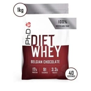 PHD DIET WHEY 1KG POUCH - BELGIAN CHOCOLATE