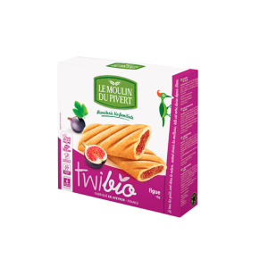 LE MOULIN DU PIVERT TWIBIO FILLED SNACK BAR FIG 150G