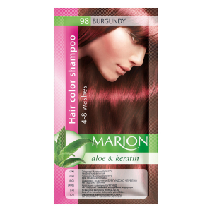 MARION 580 HAIR COLOUR SHAMPOO 98 BURGUNDY 40ML