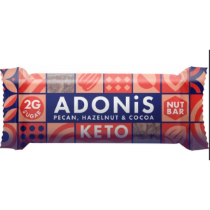 ADONIS PECAN, HAZELNUT & COCOA KETO NUT BAR 35G