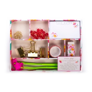 TRI-COASTAL AS080-30212 ROSE STATIONERY SET