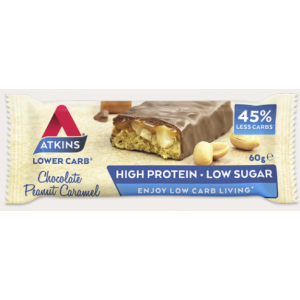 ATKINS CHOCOLATE PEANUT CARAMEL BAR 1+1 FREE