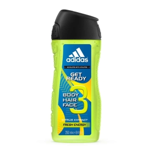 ADIDAS GET READY 3IN1 SHOWER GEL 250ML