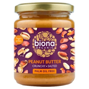 BIONA PEANUT BUTTER CRUNCHY 250G