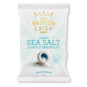BRITISH CRISP SEA SALT CRISPS 150G
