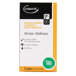 COMVITA COOL MINT LOZENGES MANUKA AND PROPOLIS X12