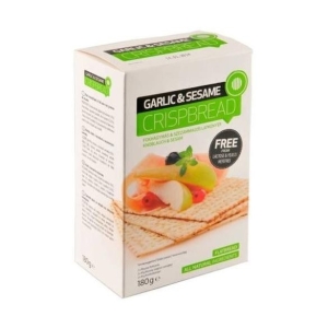 CRISPBREAD GARLIC & SESAME 180G