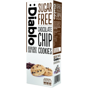 DIABLO CHOC CHIP COOKIES SUGAR FREE 130G
