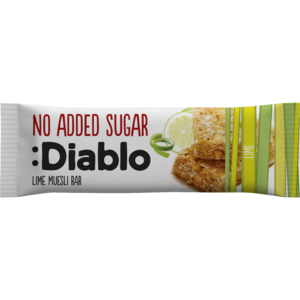 DIABLO LIME MUESLI BAR SUGAR FREE