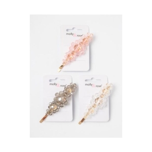 MOLLY & ROSE 7739 GLASS BEADED HAIR GRIP
