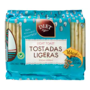 DIET RADISSON LIGHT TOAST 100G